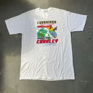 VTG I‎ Survived Hurricane Charley Aug 13 Friday 2004 Florida Storm Men Large